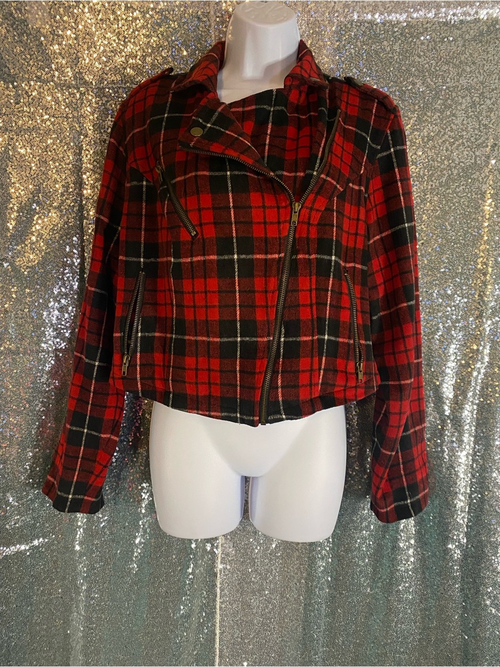 🖤🔥 Torrid Y2K Plaid Moto Jacket | Punk Prep Chaos Energy